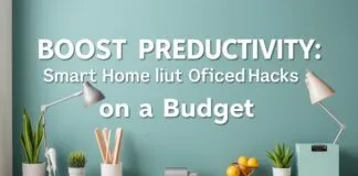 Boost Productivity: Smart Home Office Hacks on a Budget Boost Productivity: Smart Home Office Hacks on a Budget