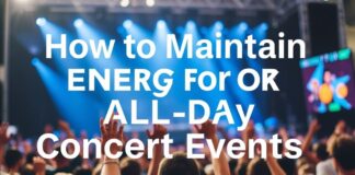 How to Stay Energized for All-Day Concert Events How to Maintain Energy for All-Day Concert Events