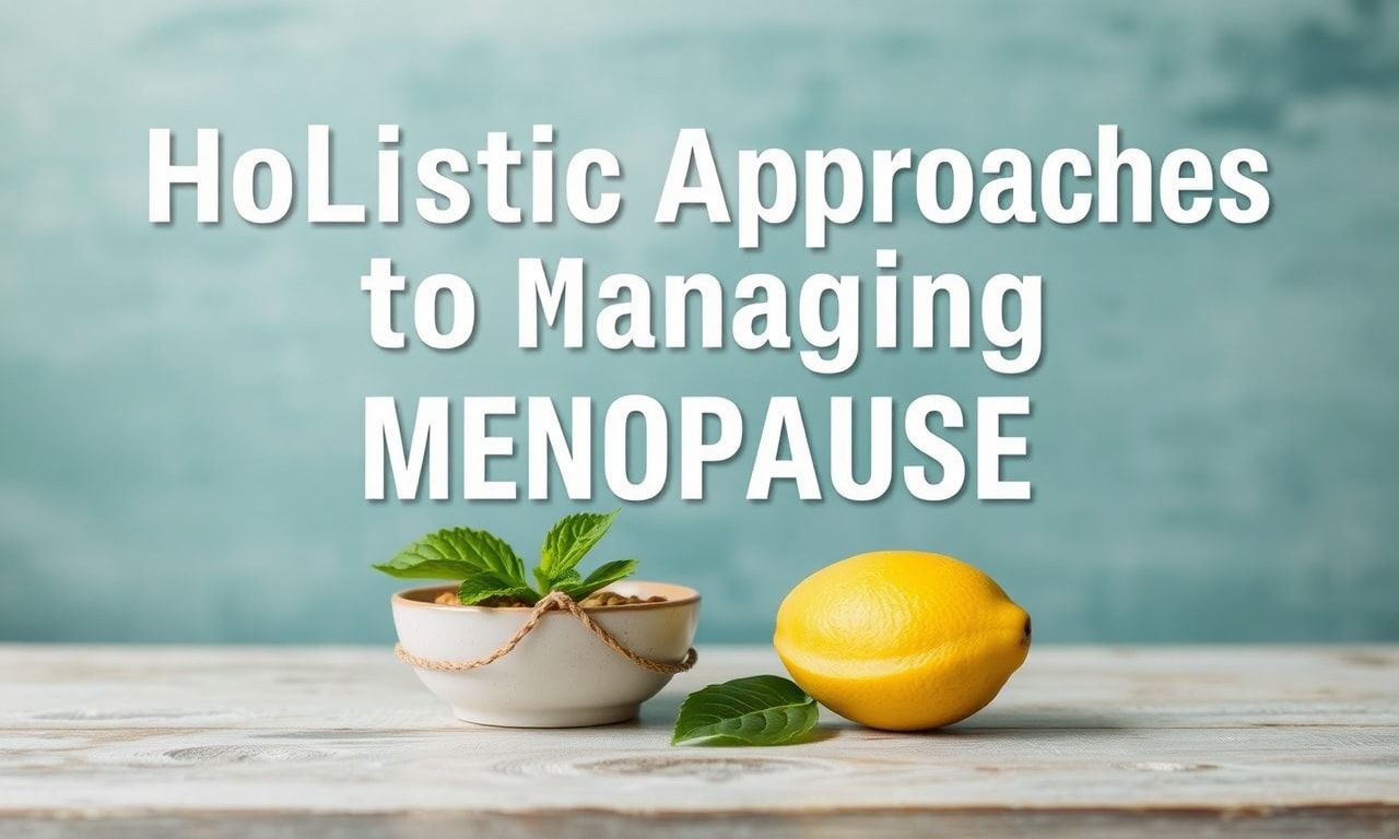 Holistic Approaches to Managing Menopause: A Comprehensive Guide