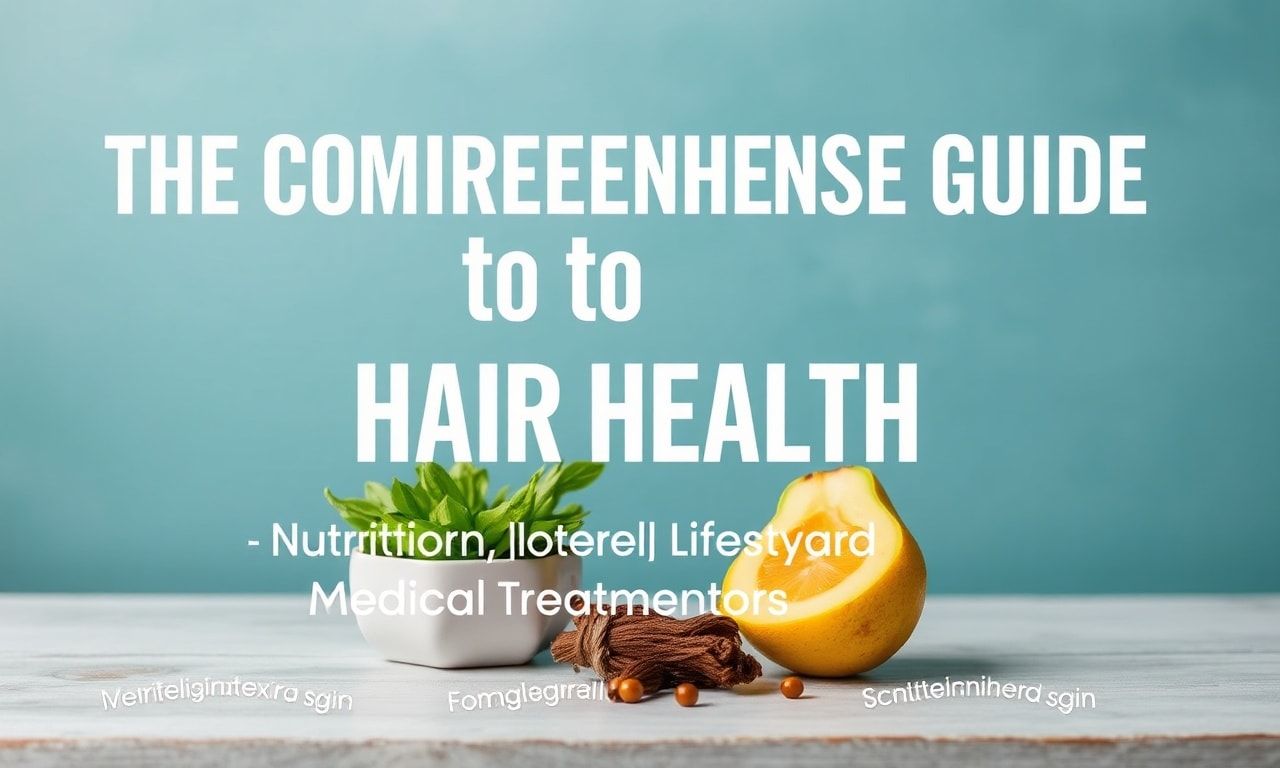 The Comprehensive Guide to Hair Health: Nutrition, Lifestyle, and Medical Interventions