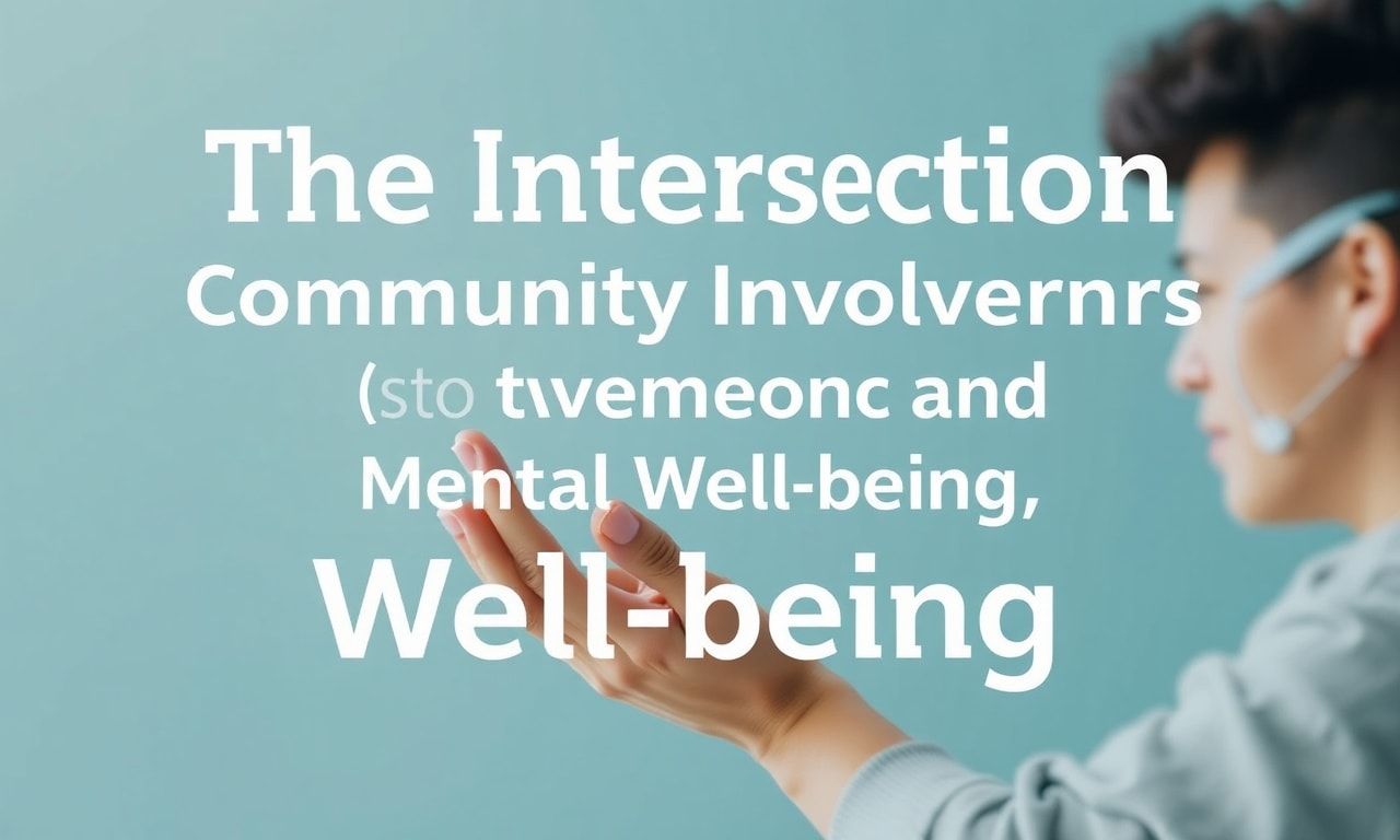 The Intersection of Community Engagement and Mental Wellness