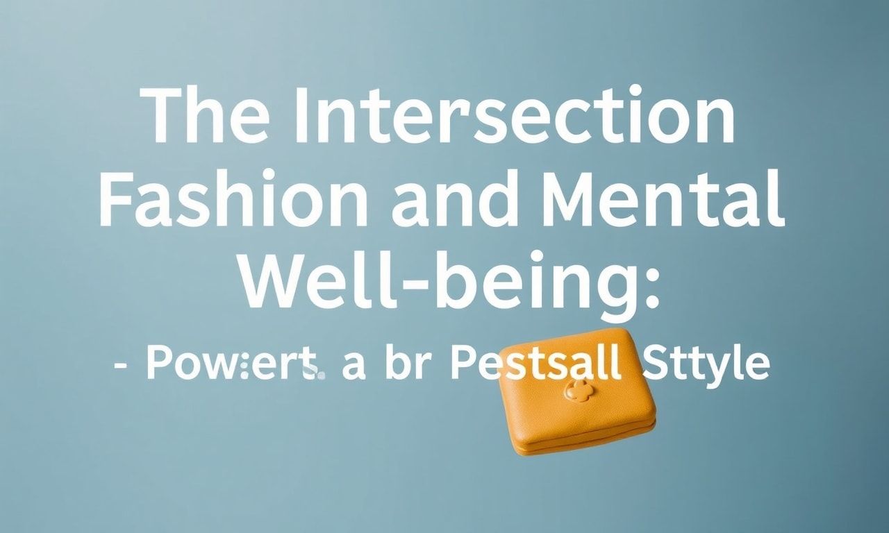 The Intersection of Fashion and Mental Well-being: The Power of Personal Style