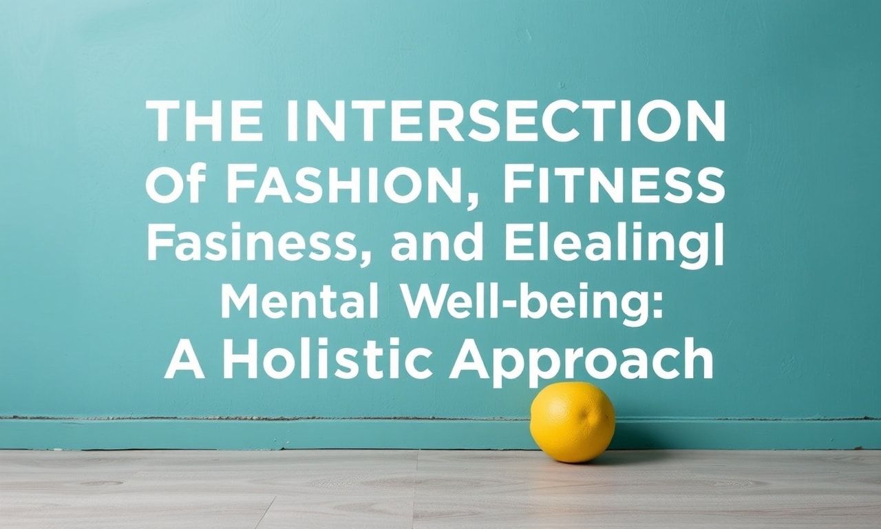 The Intersection of Fashion, Fitness, and Mental Well-being: A Holistic Approach