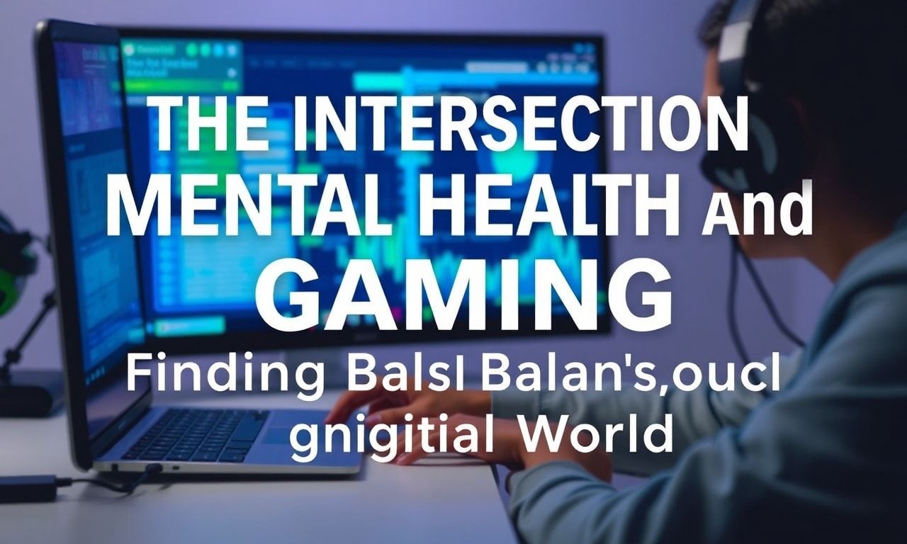 The Intersection of Mental Health and Gaming: Finding Balance in a Digital World