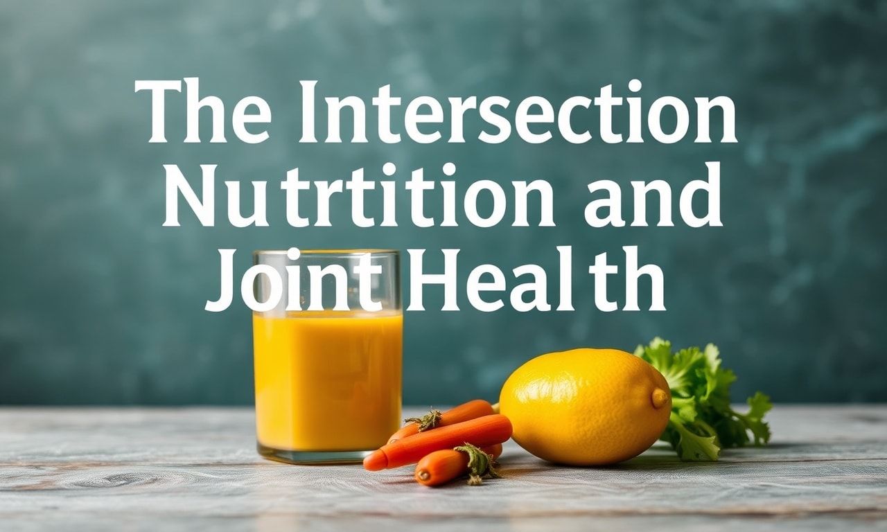 The Intersection of Nutrition and Joint Health: A Comprehensive Guide