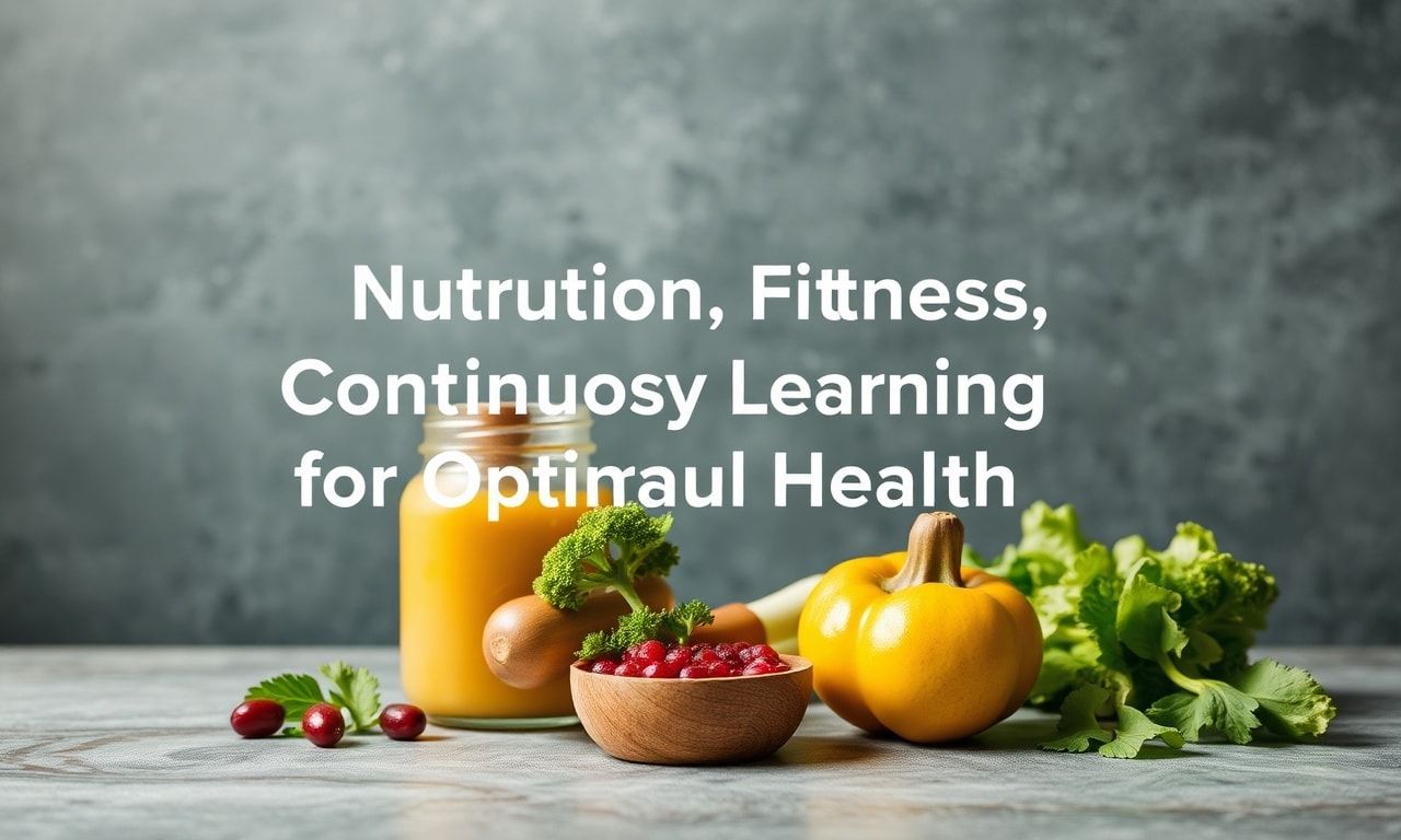 The Intersection of Nutrition, Fitness, and Lifelong Learning for Optimal Health
