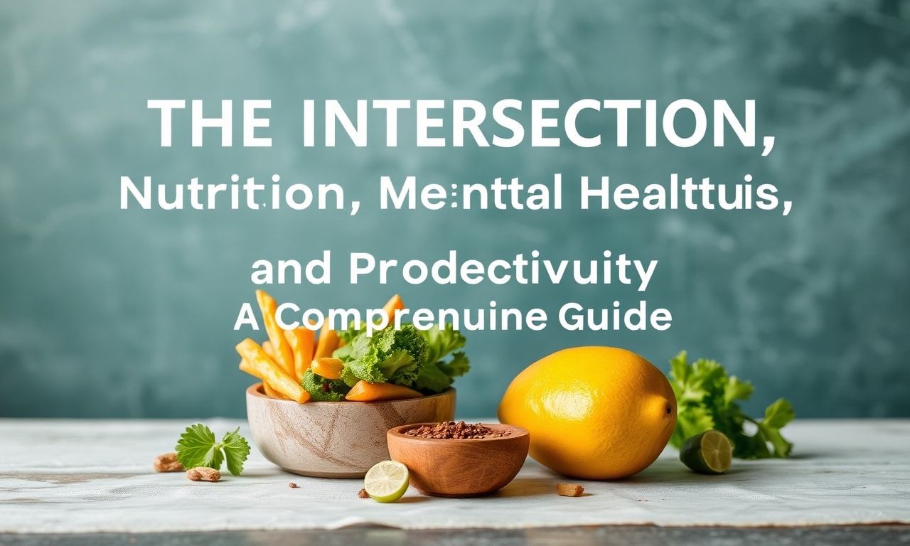 The Intersection of Nutrition, Mental Health, and Productivity: A Comprehensive Guide