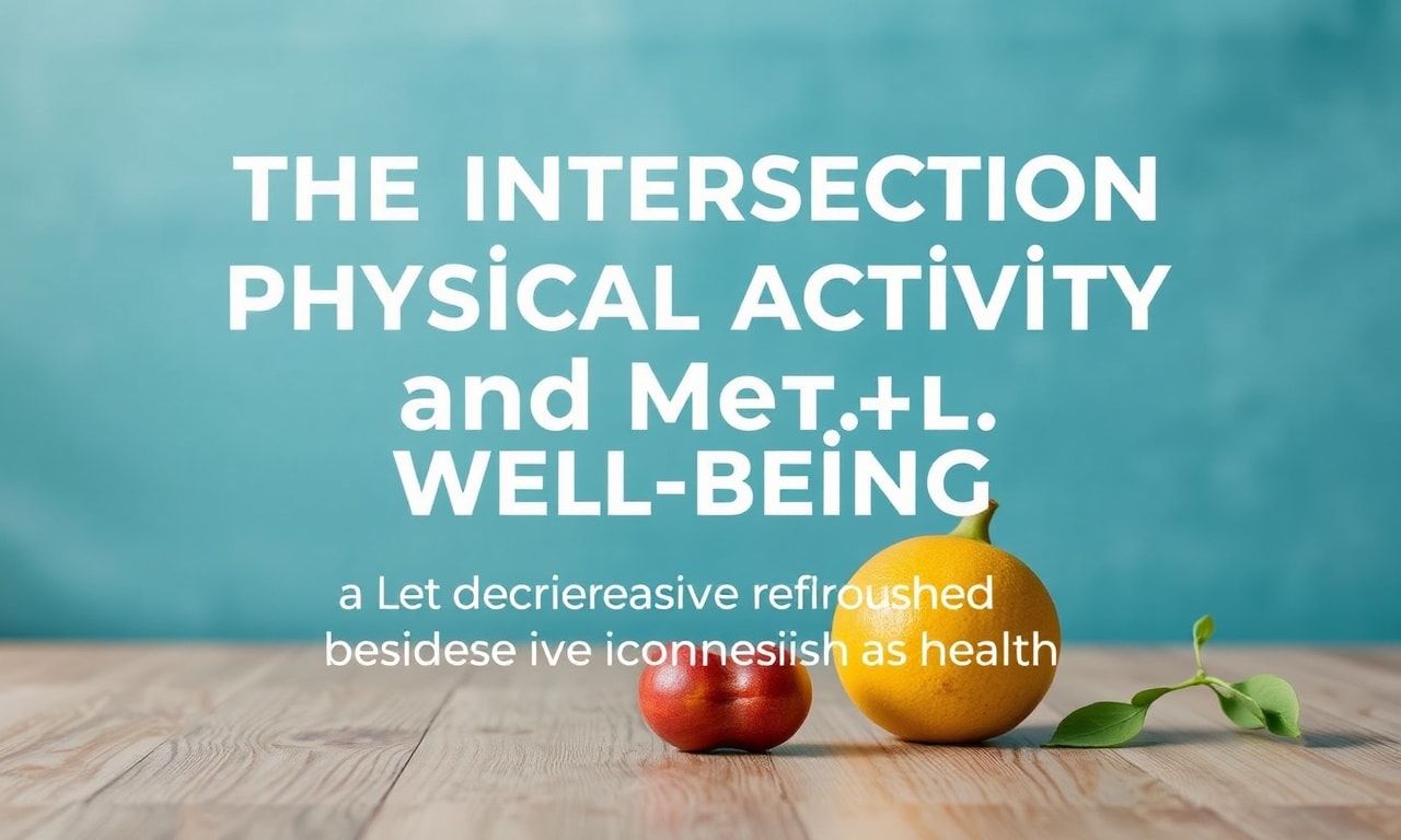 The Intersection of Physical Activity and Mental Well-being: A Holistic Approach to Health