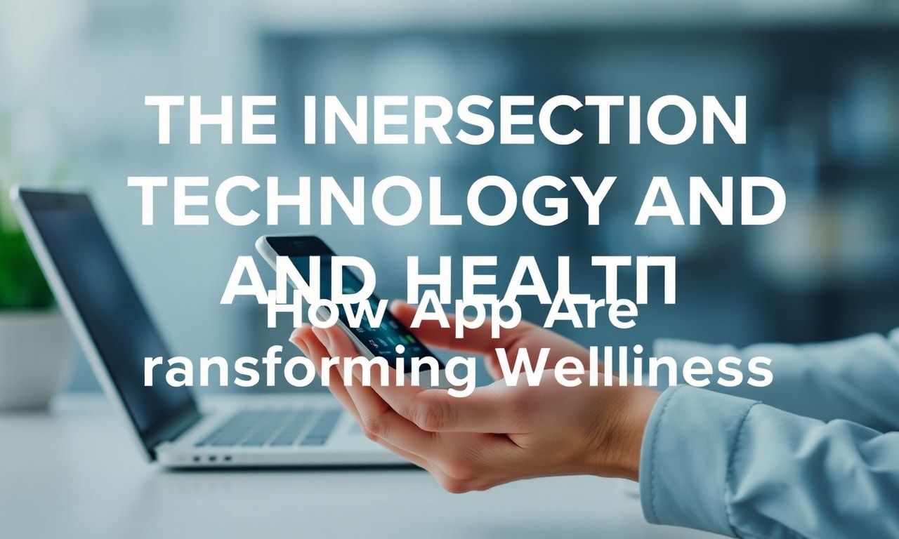 The Intersection of Technology and Health: How Apps Are Revolutionizing Wellness