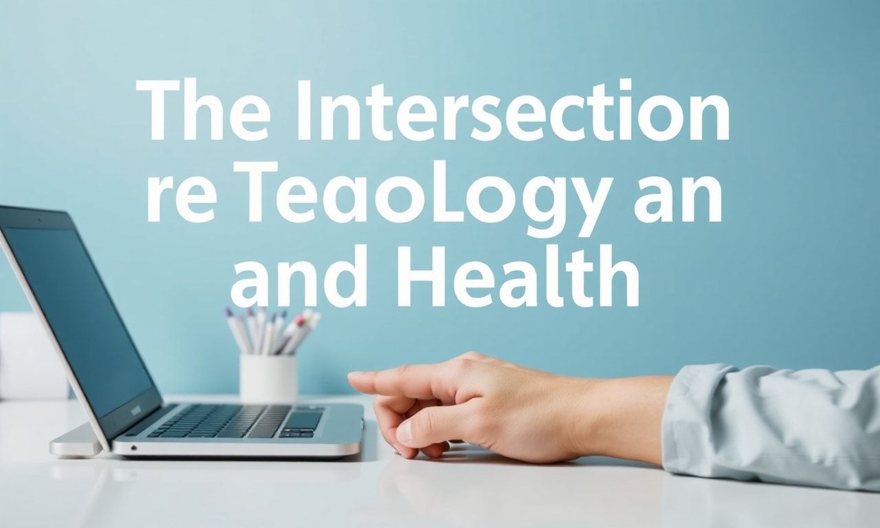 The Intersection of Technology and Health: How Gadgets Impact Our Well-being