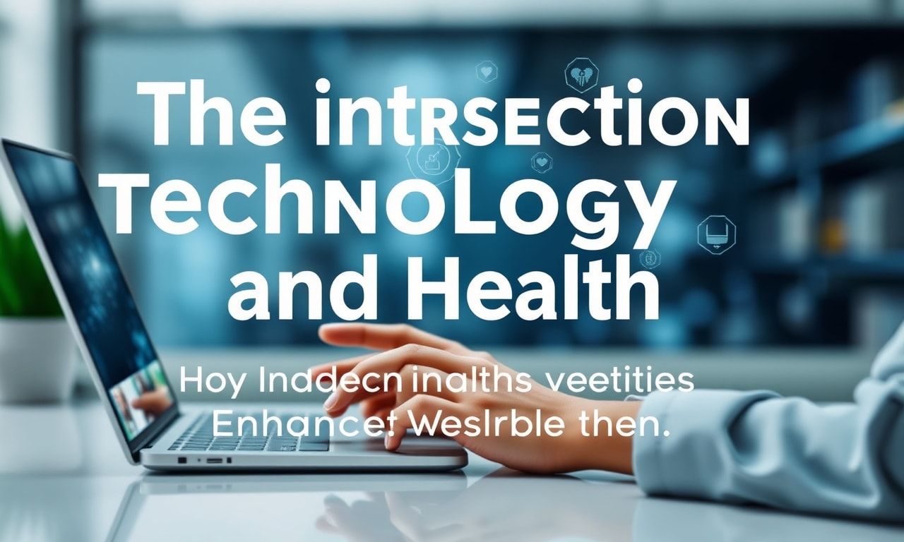 The Intersection of Technology and Health: How Modern Innovations Enhance Well-being