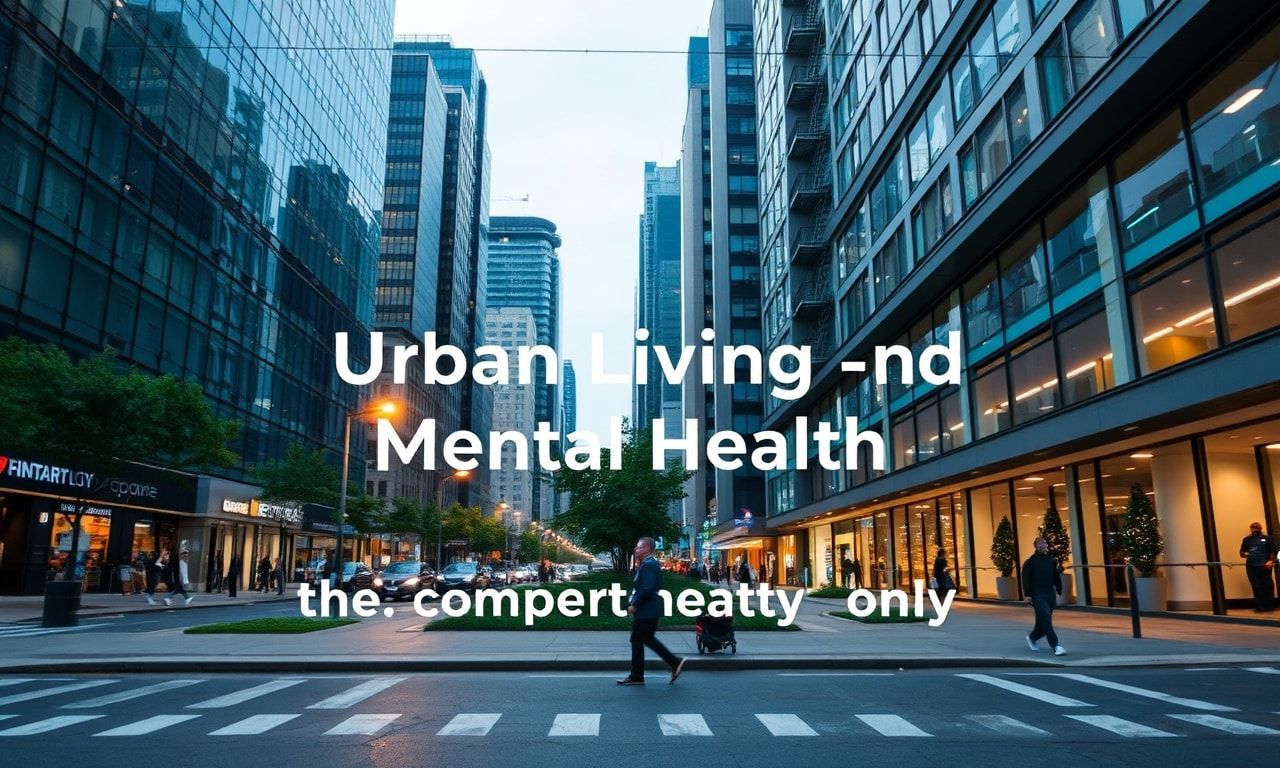 The Intersection of Urban Living and Mental Health: A Comprehensive Guide