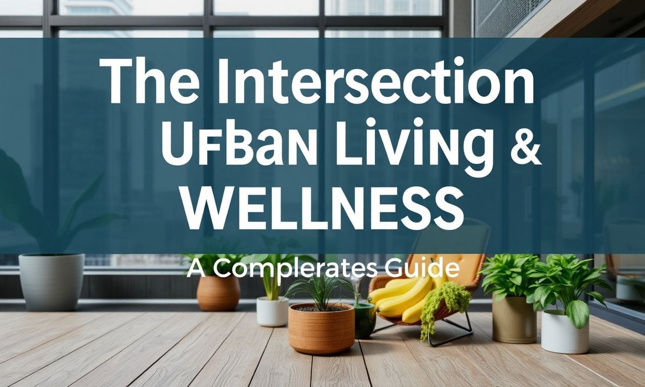 The Intersection of Urban Living and Wellness: A Comprehensive Guide