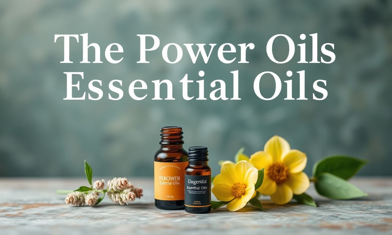 The Power of Essential Oils: A Comprehensive Guide to Wellness