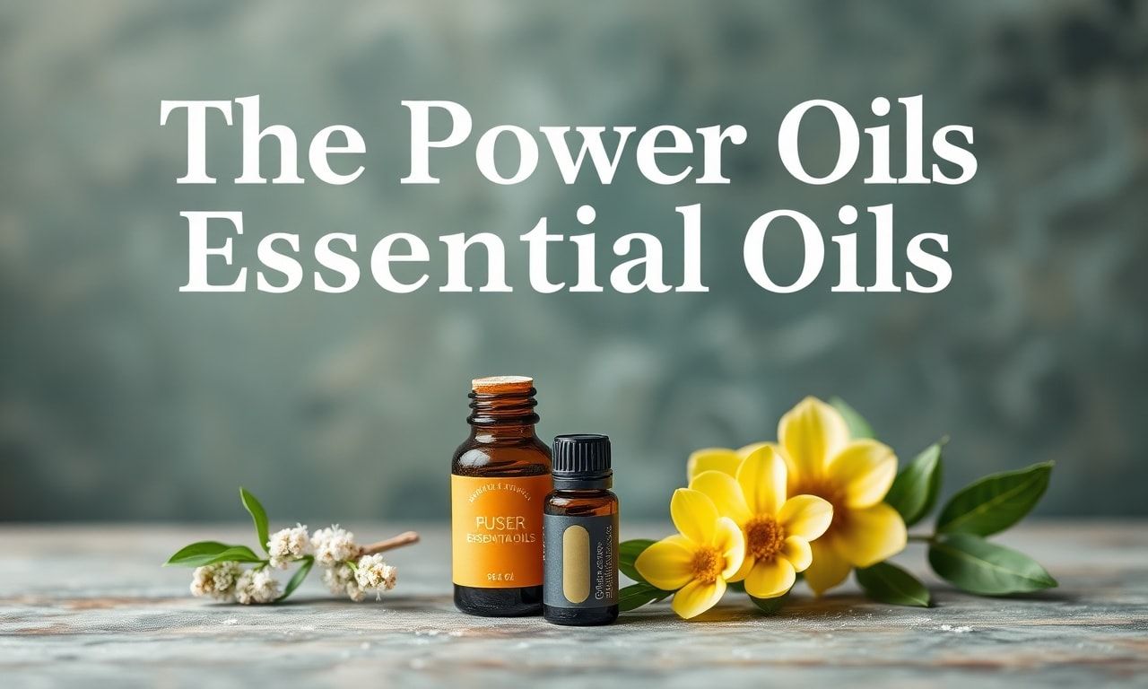 The Power of Essential Oils: A Comprehensive Guide to Wellness