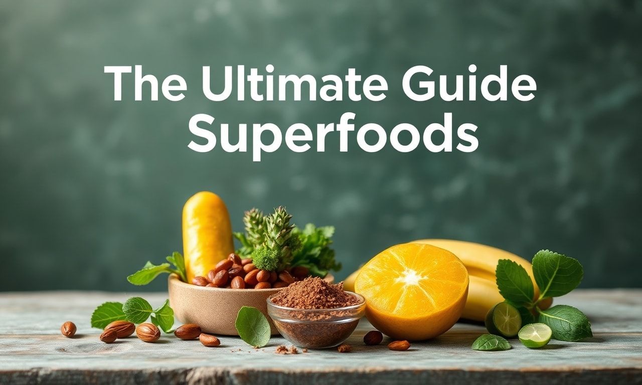 The Ultimate Guide to Superfoods: Boost Your Health with Nature's Powerhouses