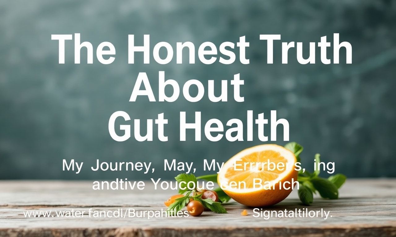 The Honest Truth About Gut Health: My Journey, My Mistakes, and What I've Learned
