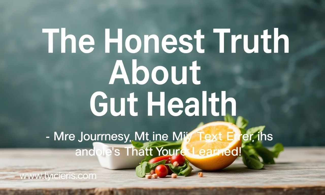 The Honest Truth About Gut Health: My Journey, My Mistakes, and What I've Learned