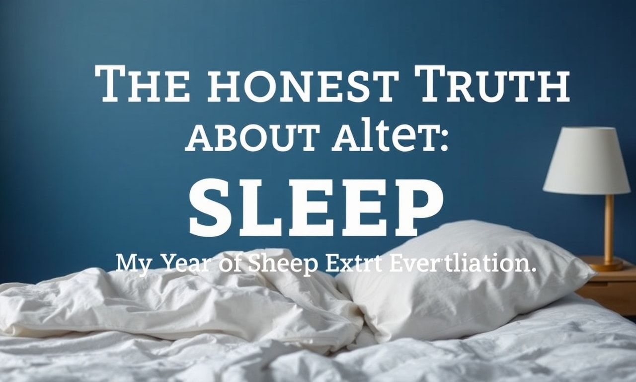 The Honest Truth About Sleep: My Year of Trying Everything