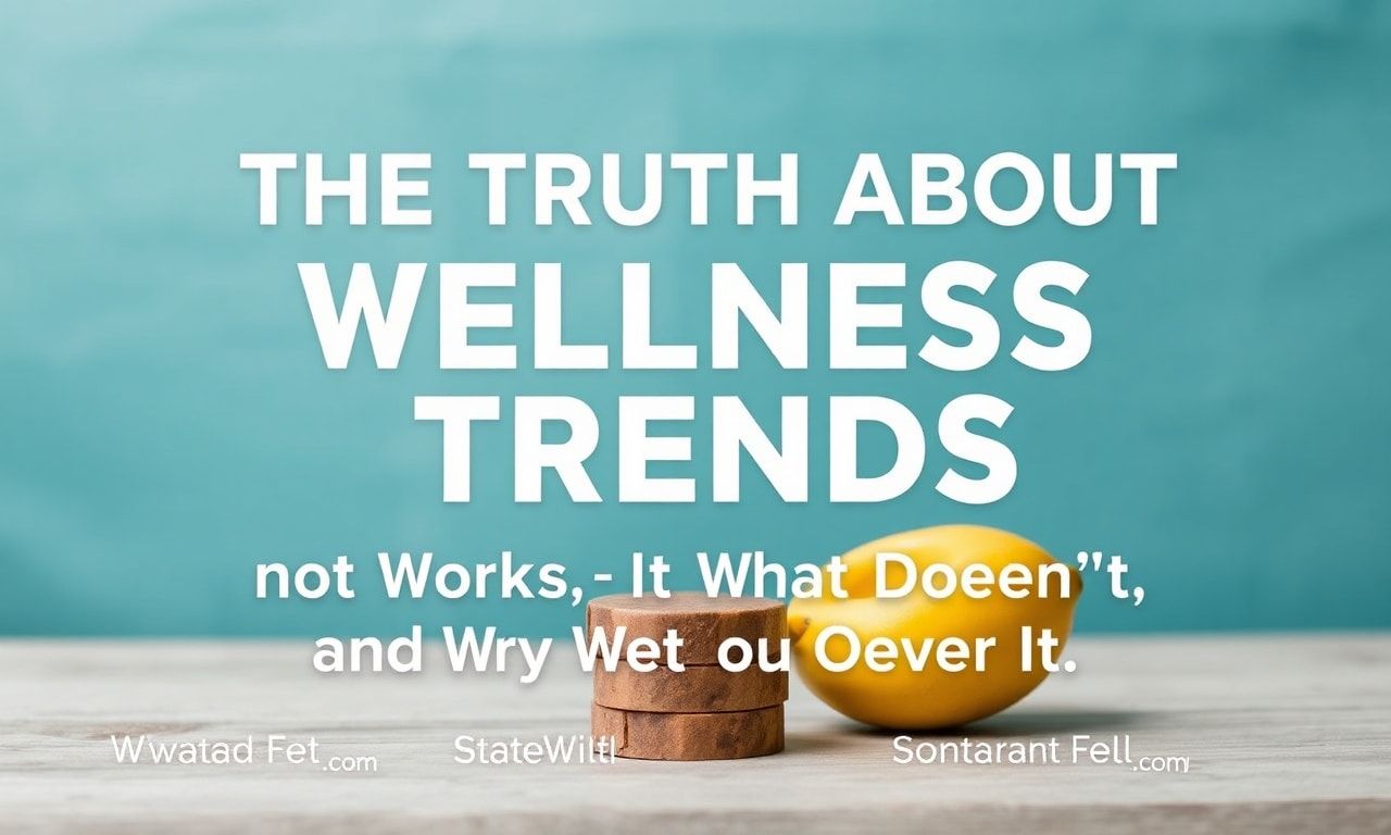 The Truth About Wellness Trends: What's Working, What's Not, and Why I'm Over It