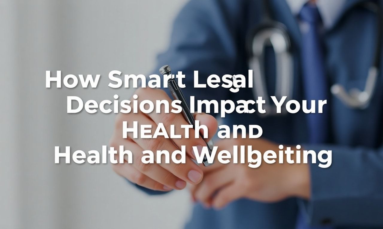 How Smart Legal Decisions Impact Your Health and Wellbeing